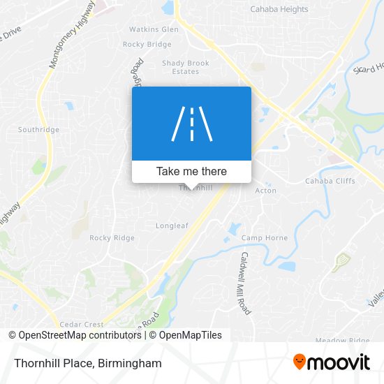 Mapa de Thornhill Place