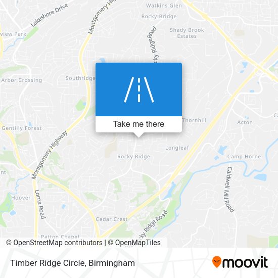 Timber Ridge Circle map