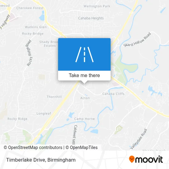 Timberlake Drive map