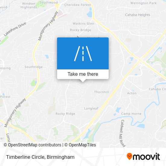 Timberline Circle map