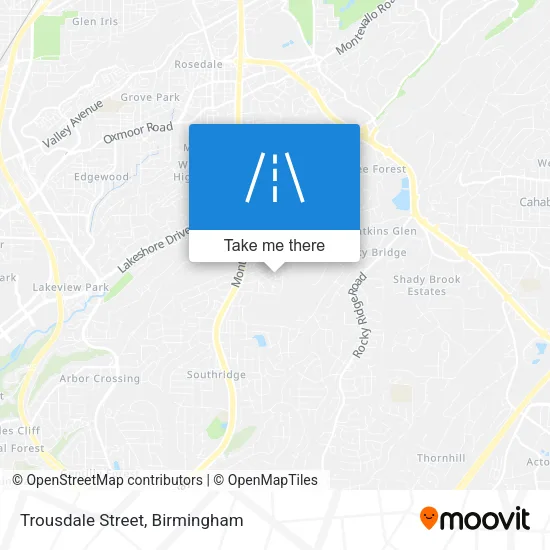 Trousdale Street map