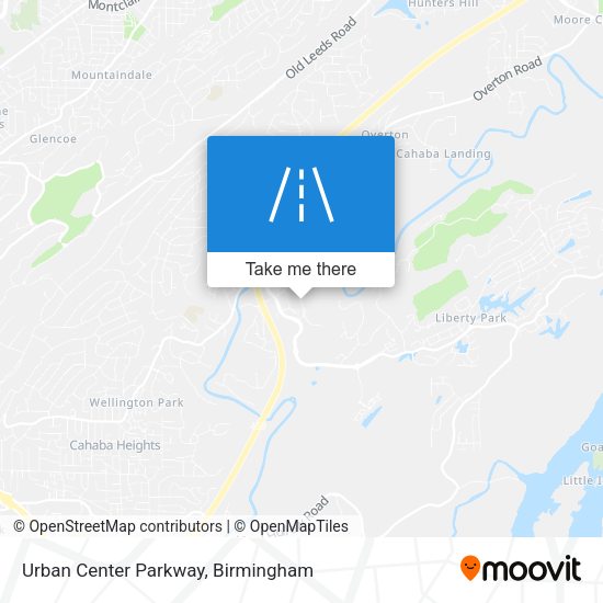 Mapa de Urban Center Parkway