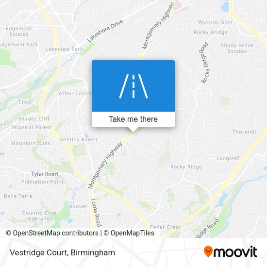 Vestridge Court map