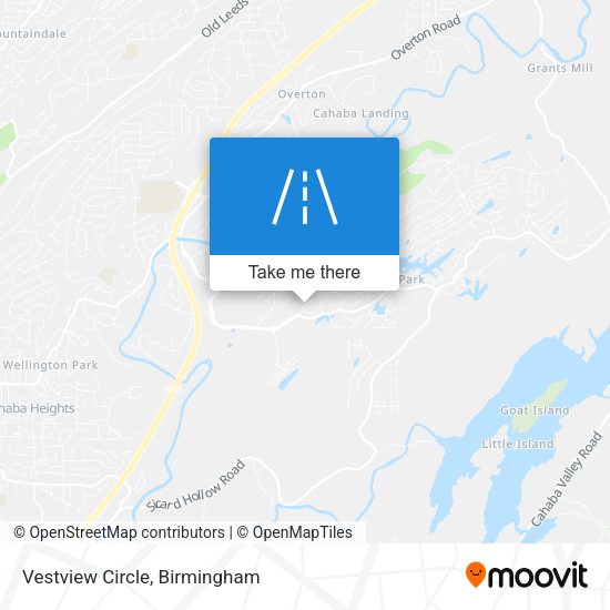 Vestview Circle map