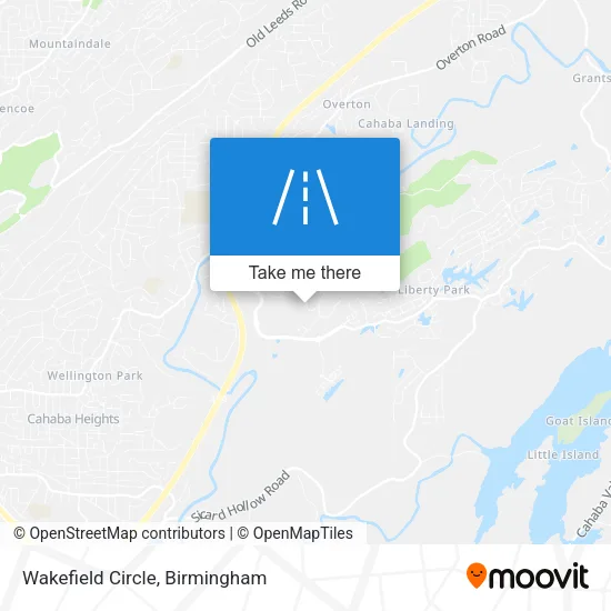 Wakefield Circle map