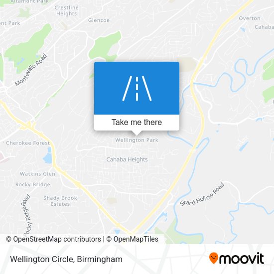 Wellington Circle map