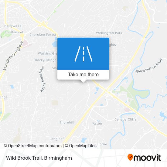 Mapa de Wild Brook Trail