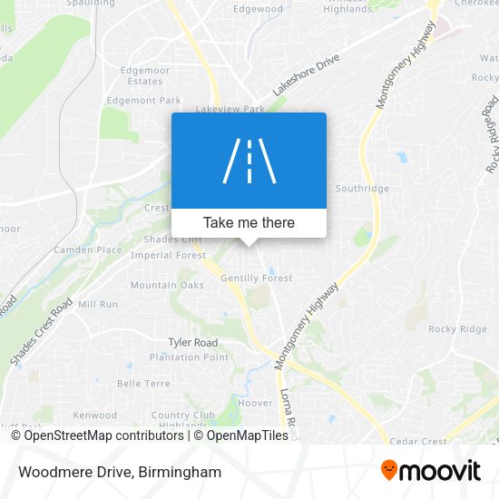Mapa de Woodmere Drive