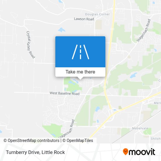 Turnberry Drive map