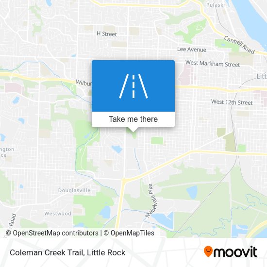 Mapa de Coleman Creek Trail
