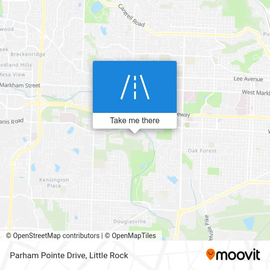 Parham Pointe Drive map