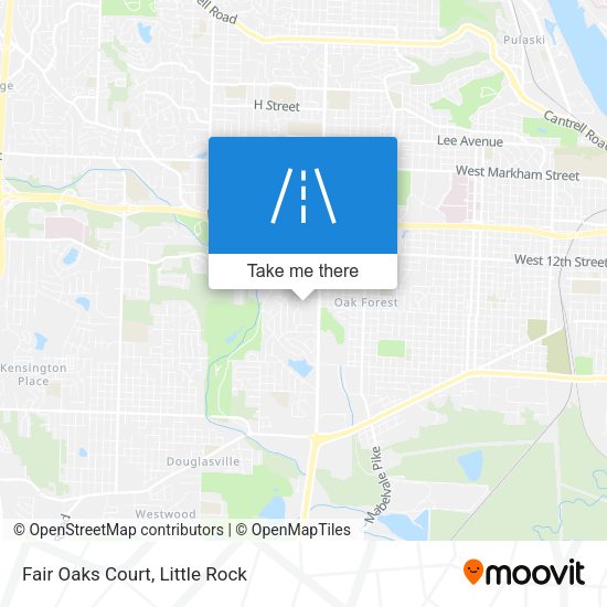 Fair Oaks Court map
