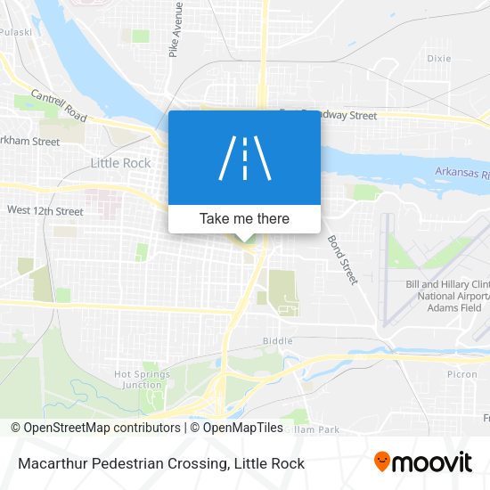 Macarthur Pedestrian Crossing map