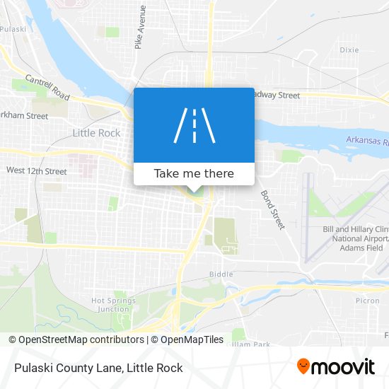 Pulaski County Lane map