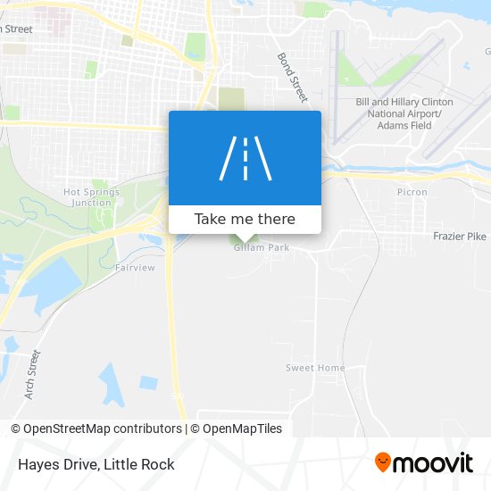 Hayes Drive map