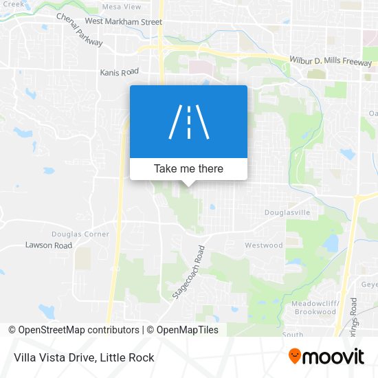 Villa Vista Drive map