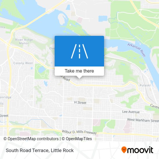 South Road Terrace map