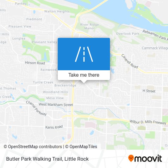 Mapa de Butler Park Walking Trail
