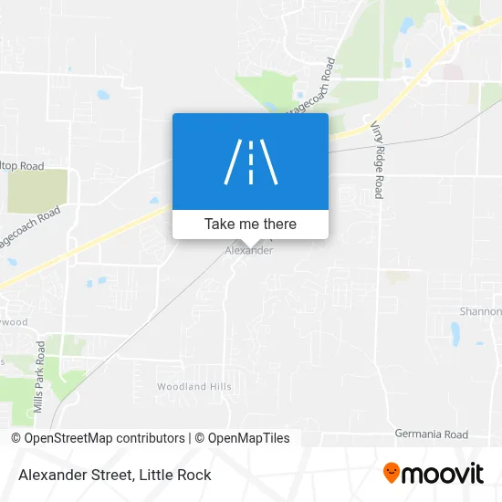 Alexander Street map