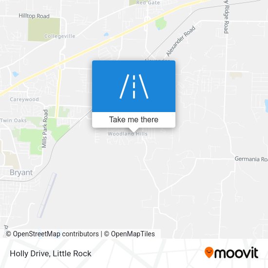 Mapa de Holly Drive