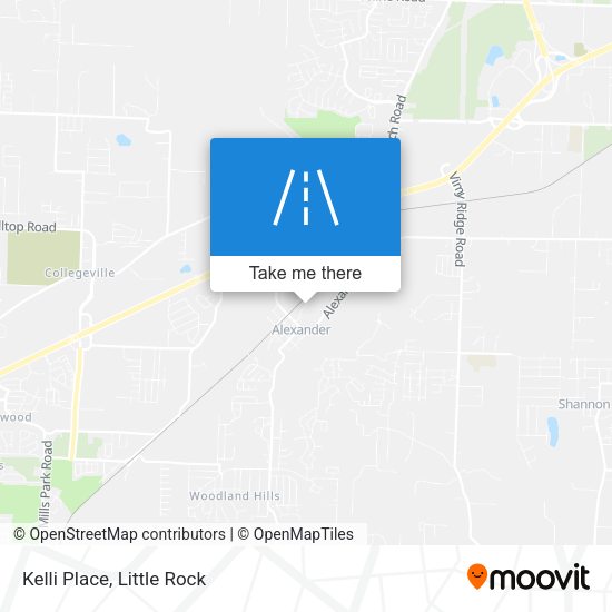 Mapa de Kelli Place