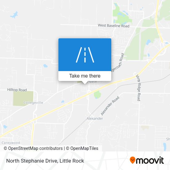 Mapa de North Stephanie Drive