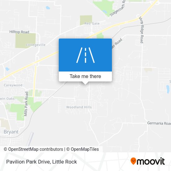 Pavilion Park Drive map