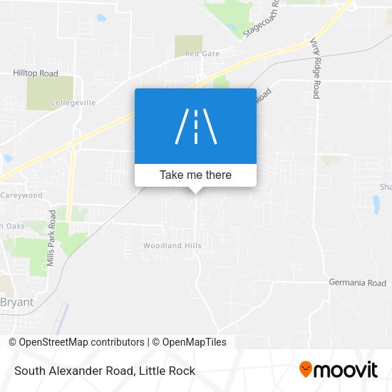Mapa de South Alexander Road