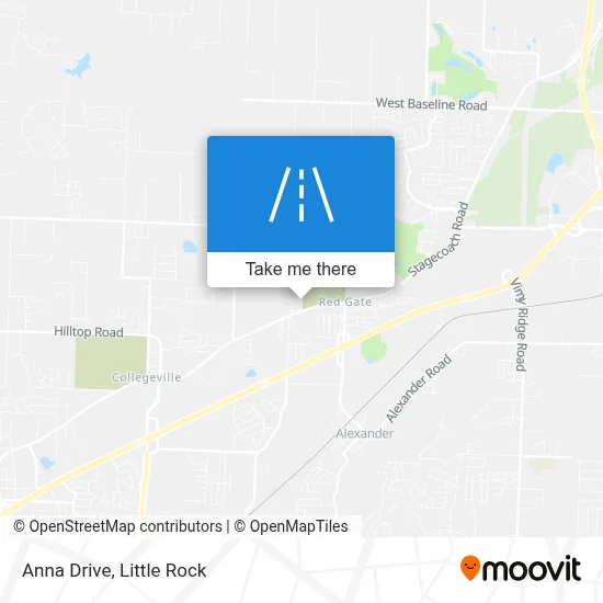 Anna Drive map