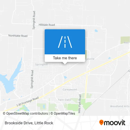 Brookside Drive map