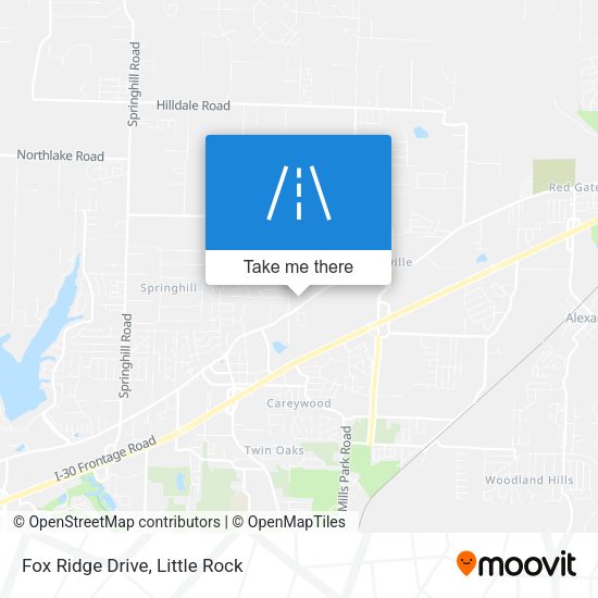 Fox Ridge Drive map