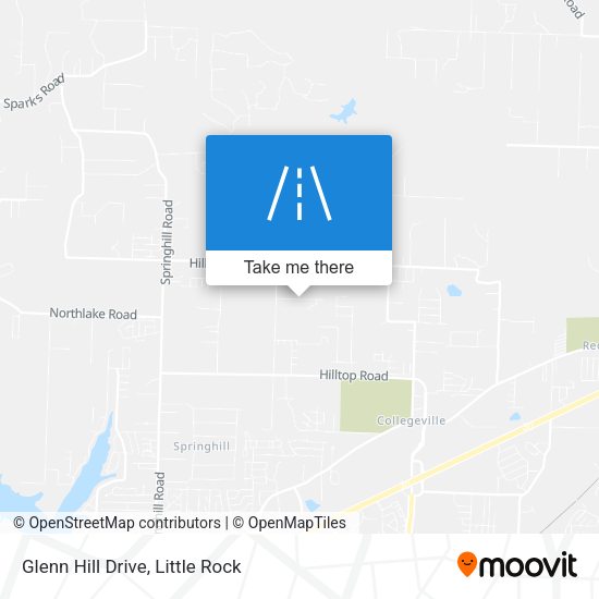 Mapa de Glenn Hill Drive