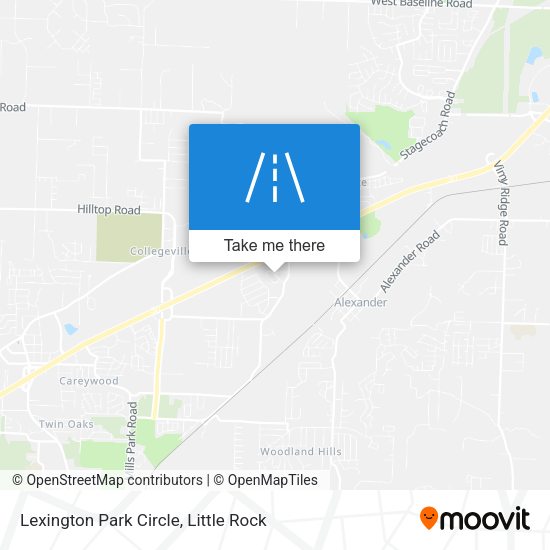 Mapa de Lexington Park Circle