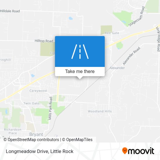 Mapa de Longmeadow Drive