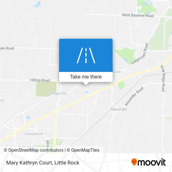 Mary Kathryn Court map