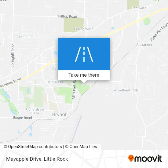 Mayapple Drive map