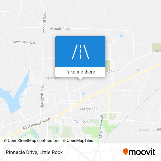 Mapa de Pinnacle Drive