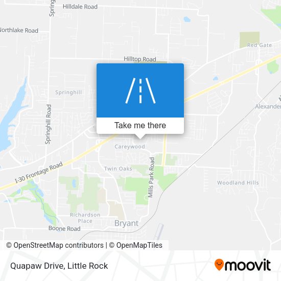 Mapa de Quapaw Drive