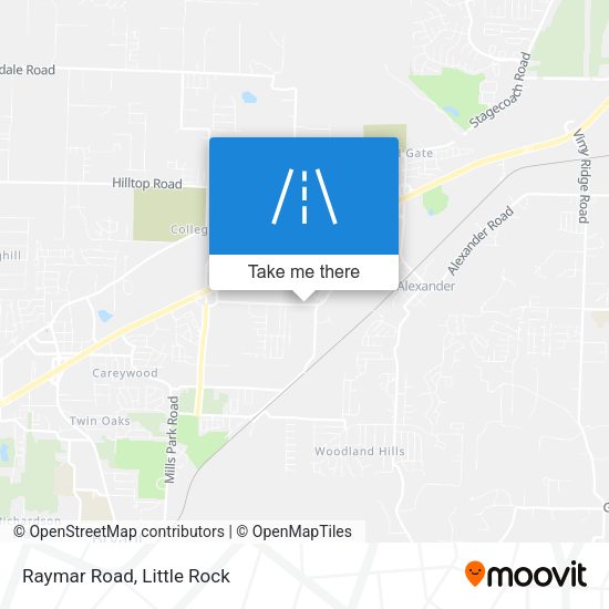Mapa de Raymar Road