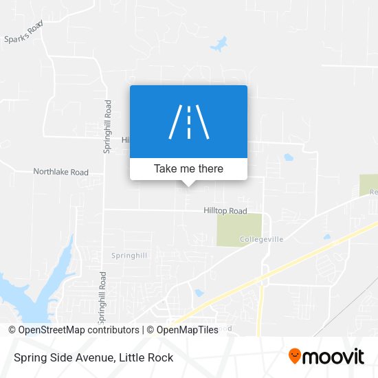 Mapa de Spring Side Avenue