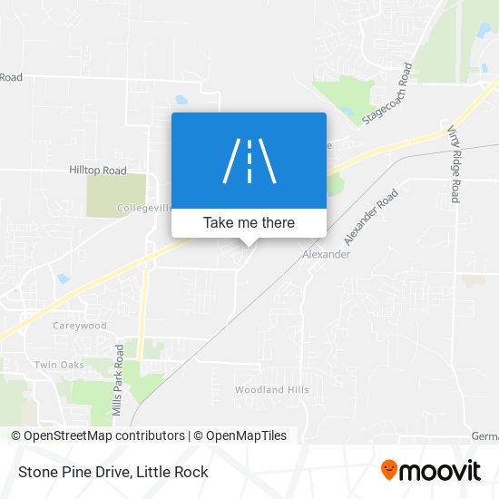 Stone Pine Drive map