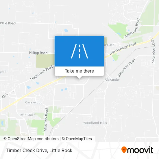 Timber Creek Drive map