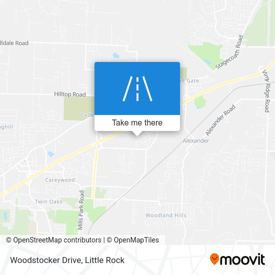 Woodstocker Drive map