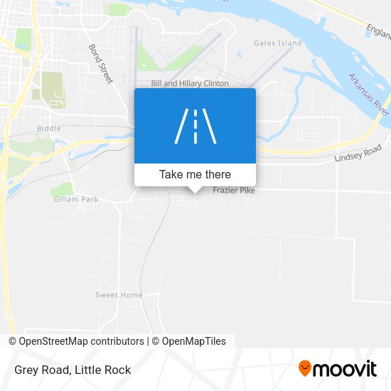 Mapa de Grey Road