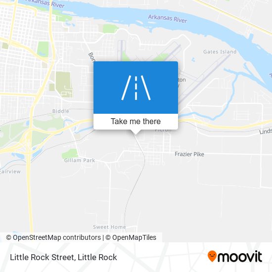 Little Rock Street map