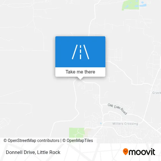 Donnell Drive map