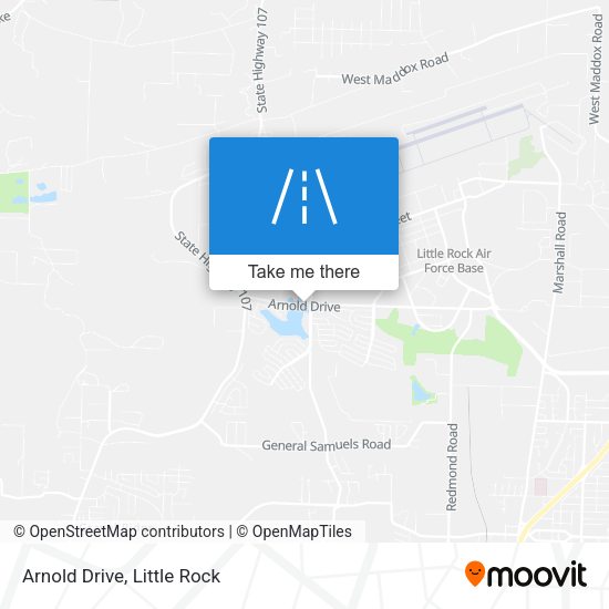 Mapa de Arnold Drive