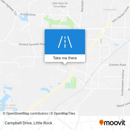 Mapa de Campbell Drive