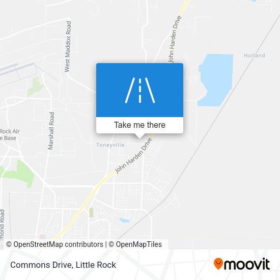 Mapa de Commons Drive