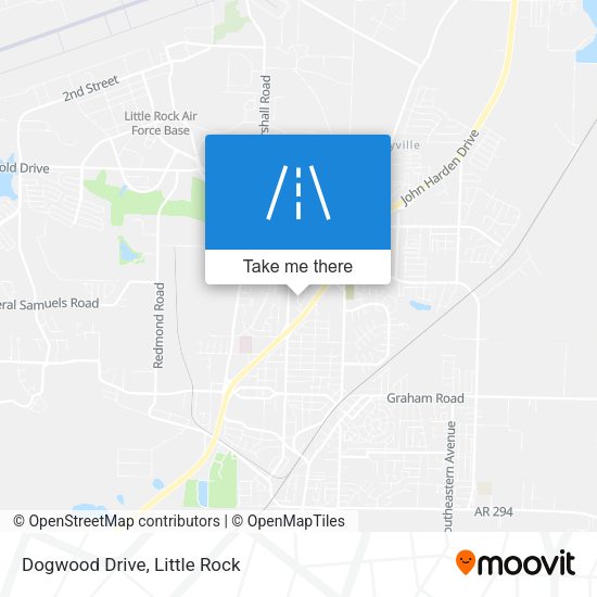 Mapa de Dogwood Drive